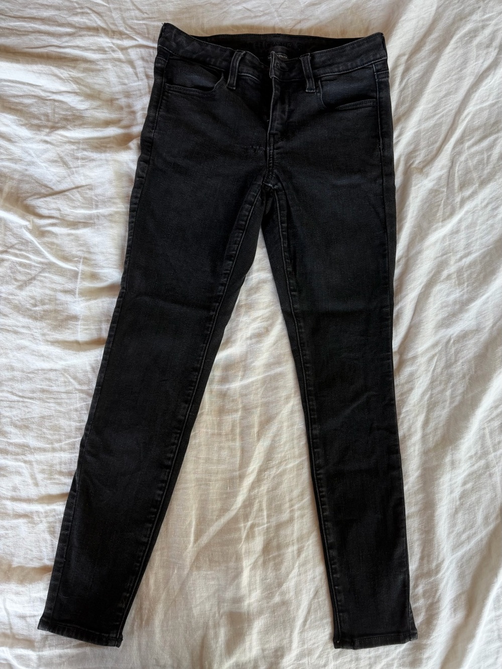 American Eagle Next Level Stretch Black Jeggings Size 4 Short